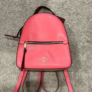 Pink Coach bag like new. Barbie pink.  Coach logo with pink front.  Pristine.
